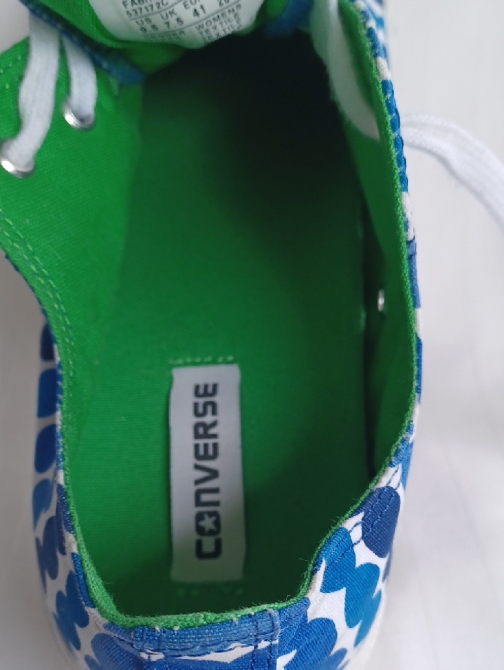 Converse X Marimekko Collab 2013 Special Edition All Star Dot Sneakers- Sz. 9.5 - Picture 12 of 16